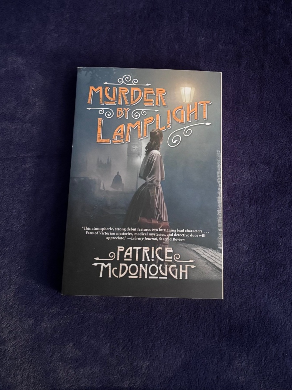 Murder by Lamplight Patrice McDonough - Historical Fiction, Mystery Book